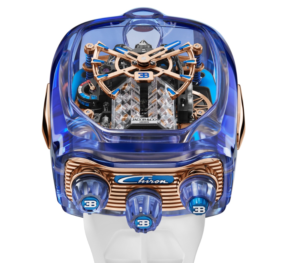Jacob & Co. dévoile sa montre Bugatti Chiron Blue Sapphire Crystal de 1,5 million de dollars